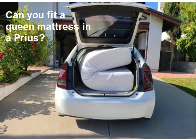 can a full mattress fit in a prius